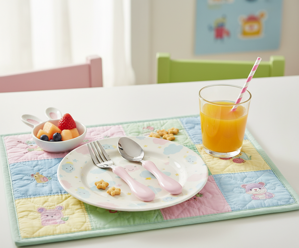 Couverts Enfant Rose - vue 2