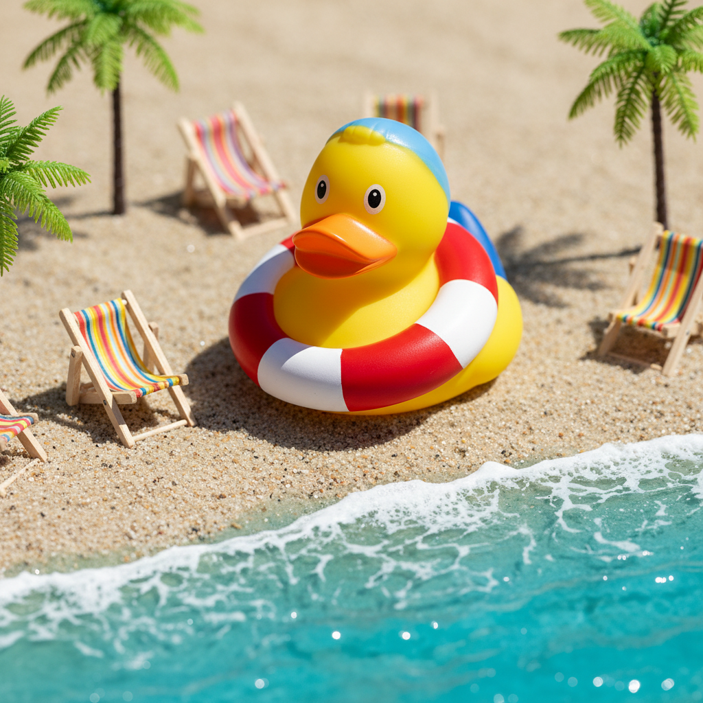 Swimming Duck