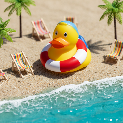 Swimming Duck