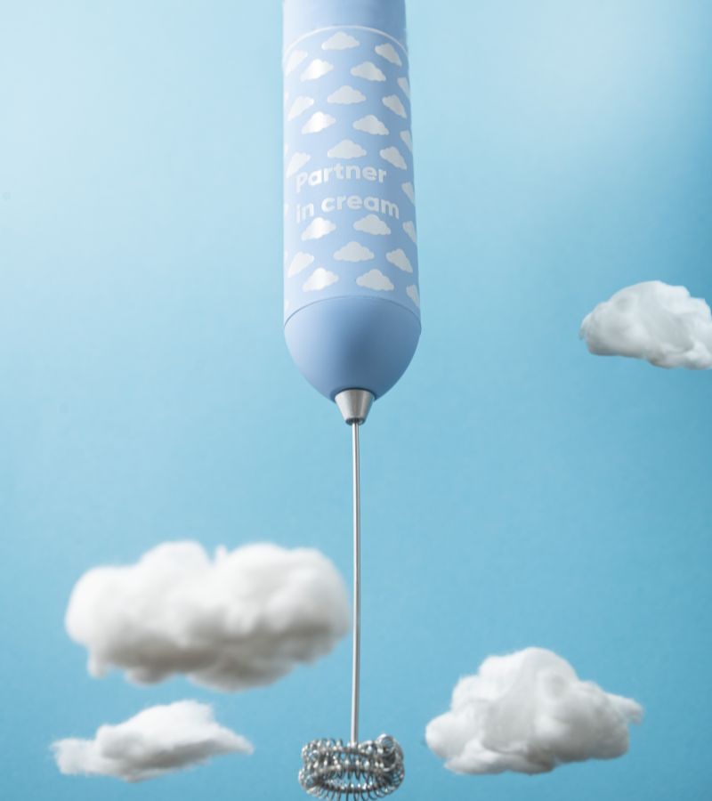 Milk frother - Partner in cream - Blue