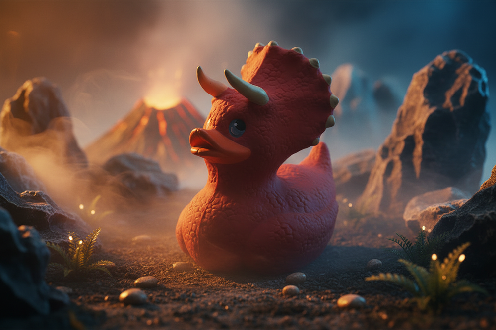 Triceratops-eend
