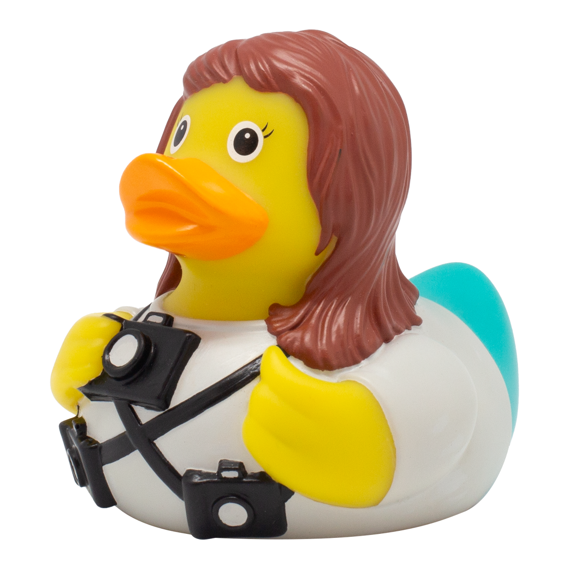 Eendenfotograaf vrouw