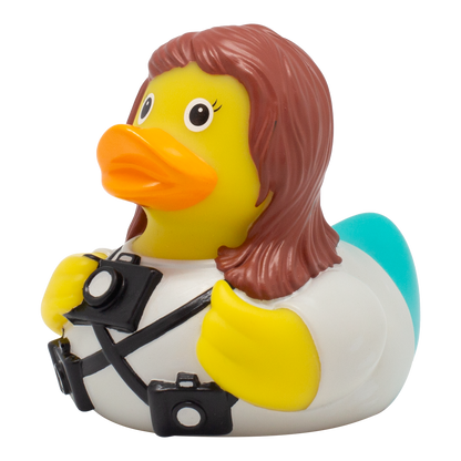 Eendenfotograaf vrouw