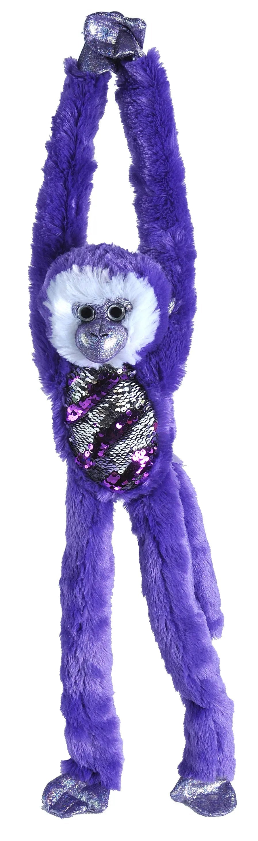   Wild Republic -  Sequin Purple Monkey  Stuffed Animals