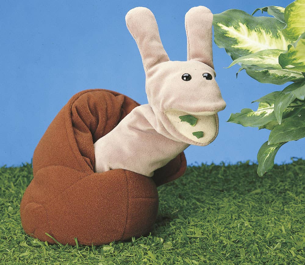 Snail hand puppet