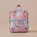 Retro rugzak met bloemenprint voor kinderen