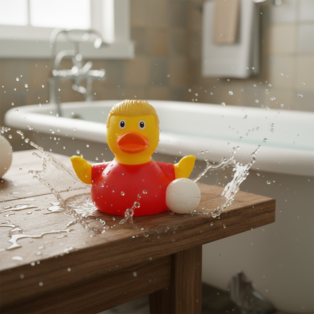 Red Star Football Duck