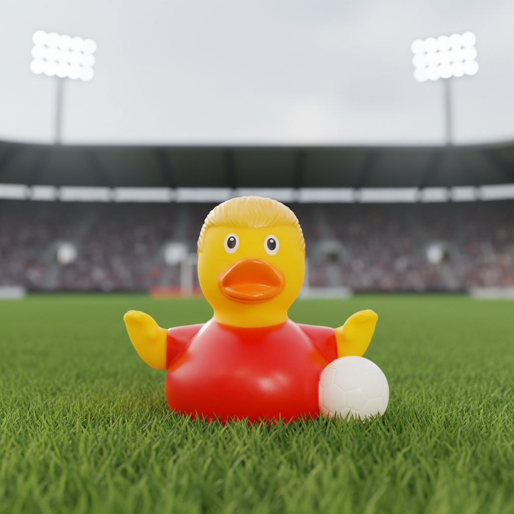 Red Star Football Duck