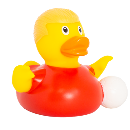 Canard Footballeur Star Rouge