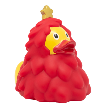 Duck Christmas Tree Red