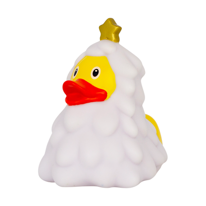 Canard Sapin de Noël Blanc