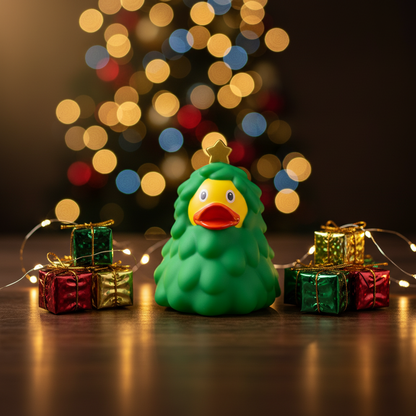 Canard Sapin de Noël Vert