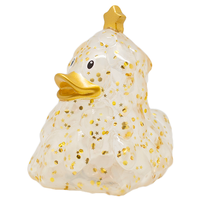 Canard Sapin de Noël Paillettes Dorées