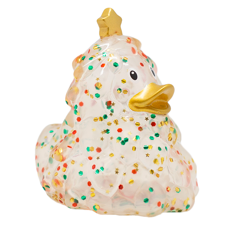 Canard Sapin de Noël Pailleté