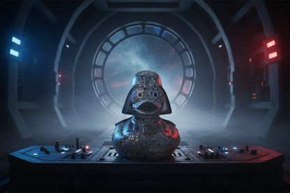 Dark Vaduck Glitter Duck