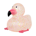 Glittery Pink Flamingo Duck