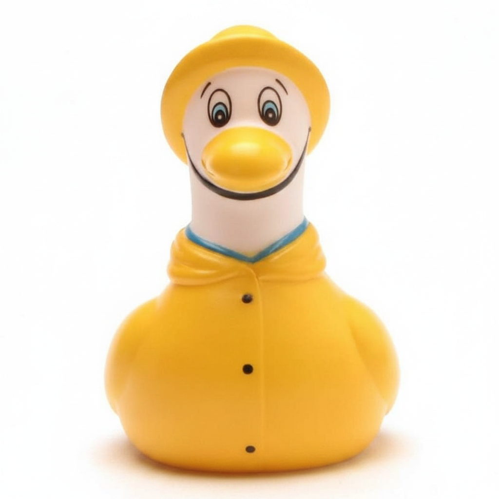 Seagull in a Yellow Raincoat