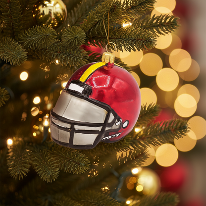 American Football Helmet Christmas Ornament