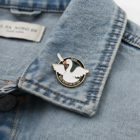 Pin's Canard Blanc Peace was never an option