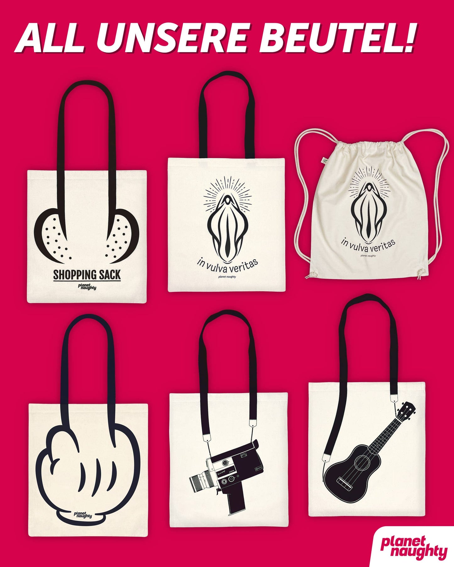 Draagtas met de tekst "Fuck You"