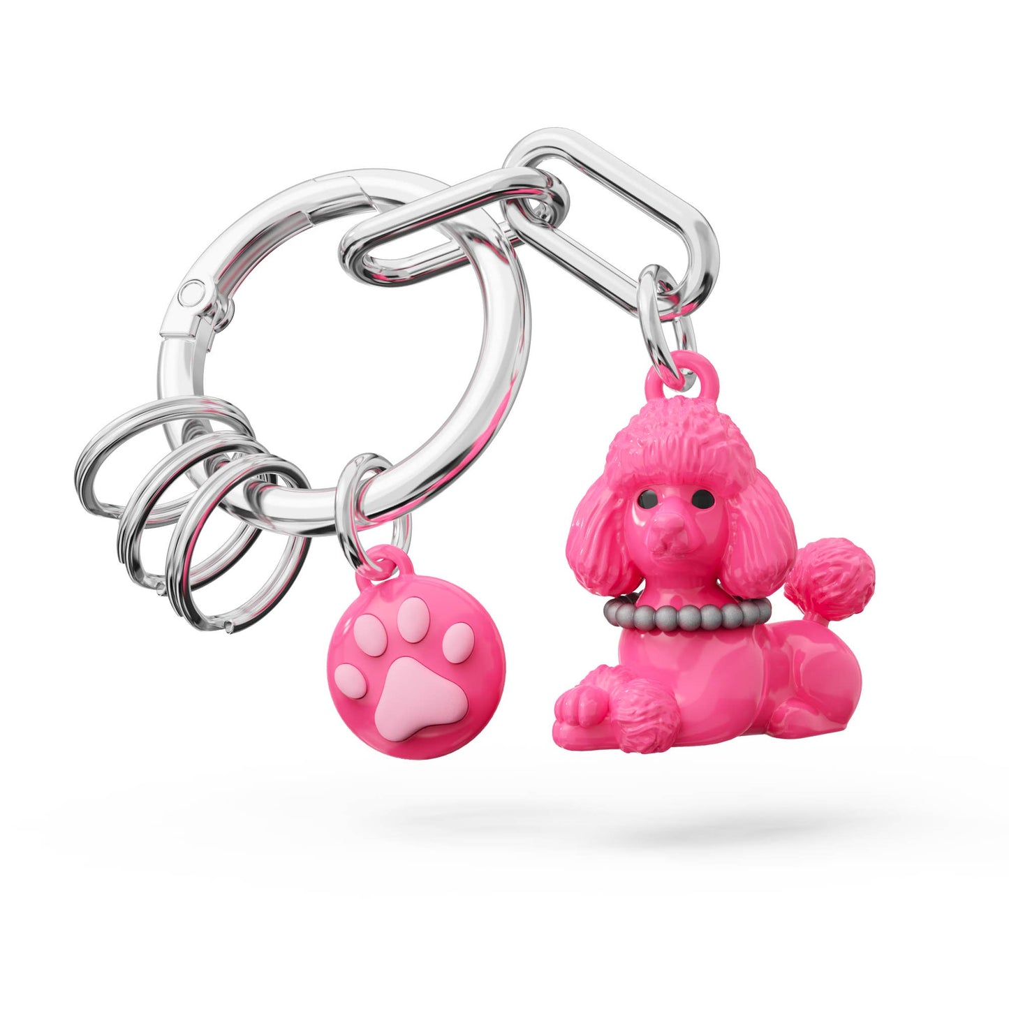 Sleutelhanger met poedelbedeltje