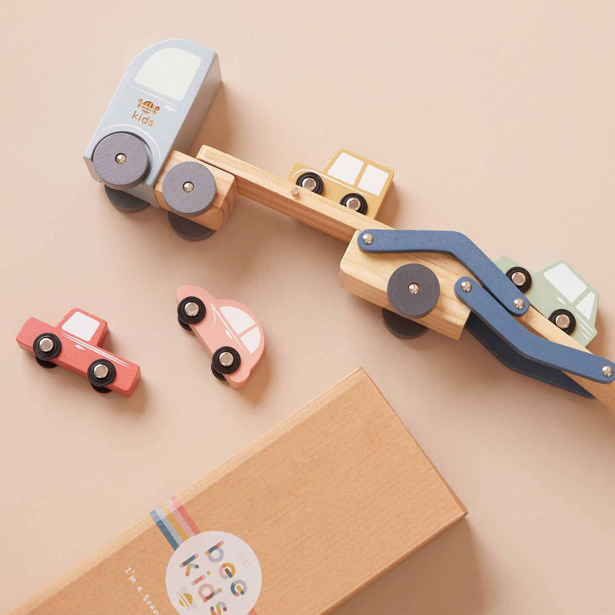 Children's Wooden Transport Truck