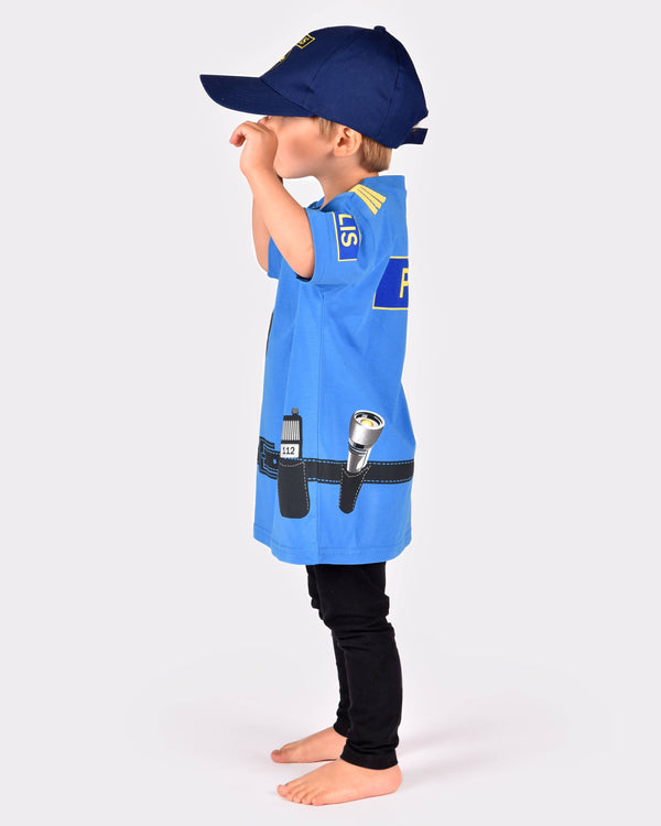 Organic cotton Police T-shirt 110-116 cm 4-6 years