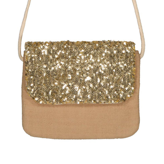Sac à main - Sequins dorés