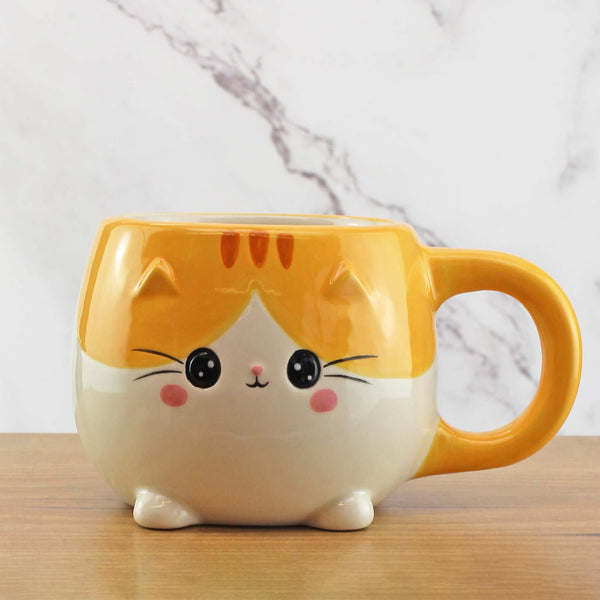 Mok met dierenprint - Kat