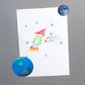 Animated Moon and Earth Fridge Magnets