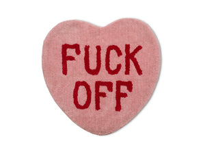Tapis Cœur « Fuck Off »