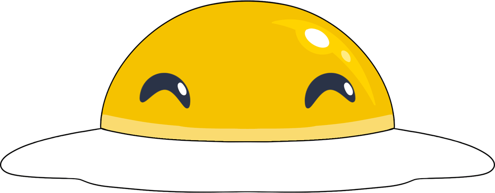 Yolky Slime Sticker (6in)