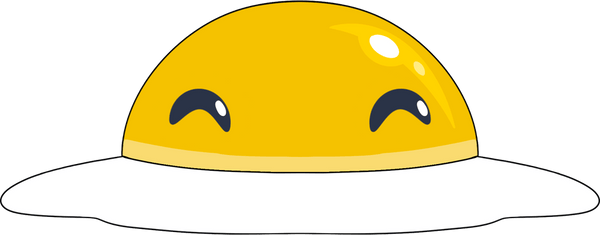 Yolky Slime Sticker (6in)