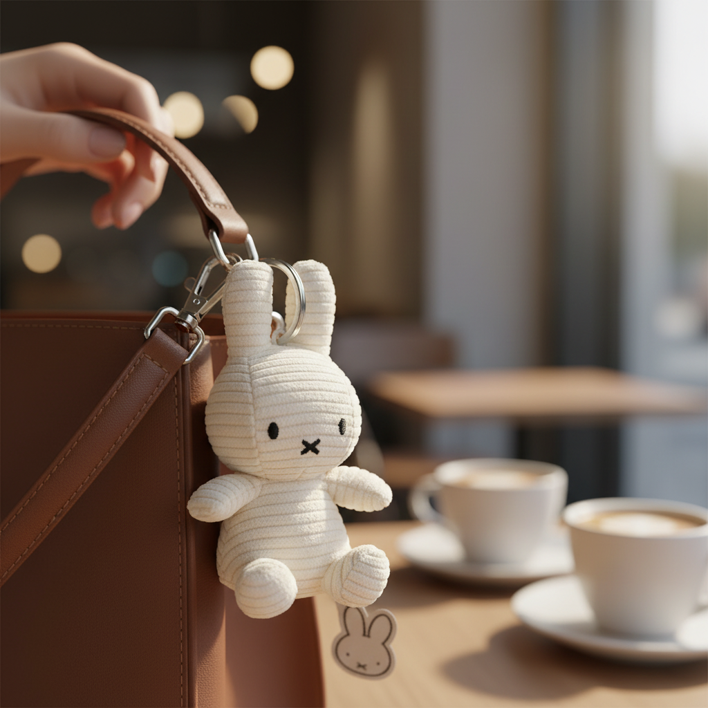 Miffy Konijn Corduroy Sleutelhanger 