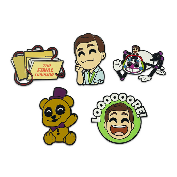 MatPat X FNAF Pin Set