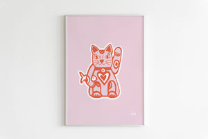 "Lucky Cat" poster