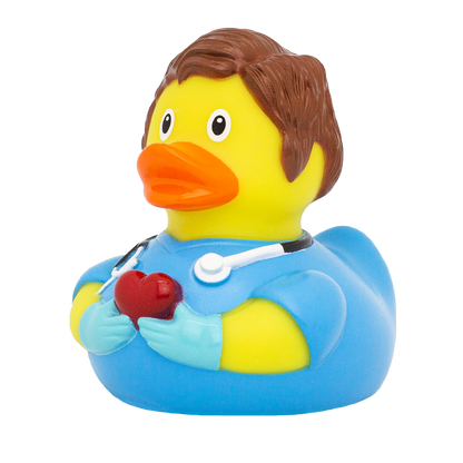 Canard Docteur avec Cœur Lilalu - vue 1