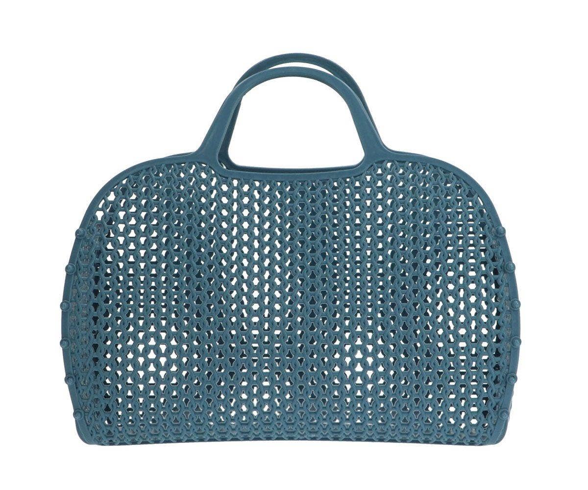 Teal Blue Vintage Retro Bag