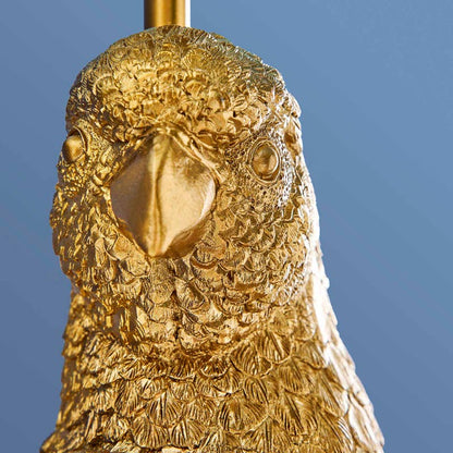 Percy Parrot Wall Sconce, Gold/Turquoise