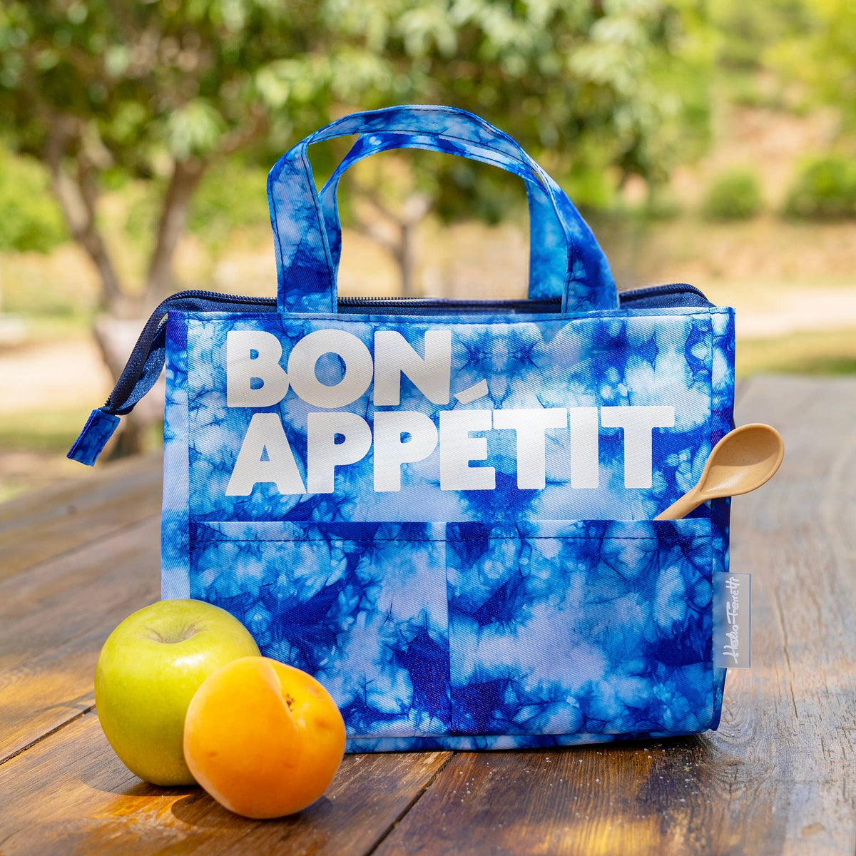 "Bon Appétit" Insulated Bag - Blue