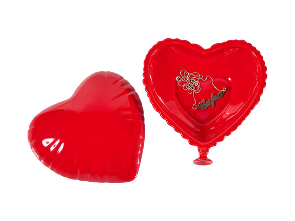 Boîte à bijoux ballon coeur