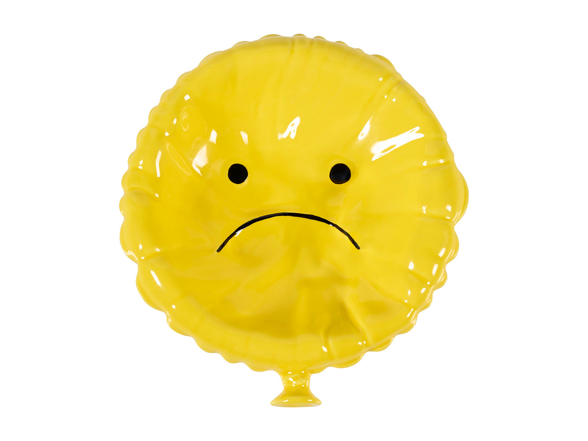 Vide-Poche Ballon Triste Jaune