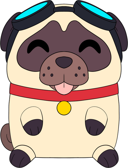 DanTDM Pug Plush (9in)