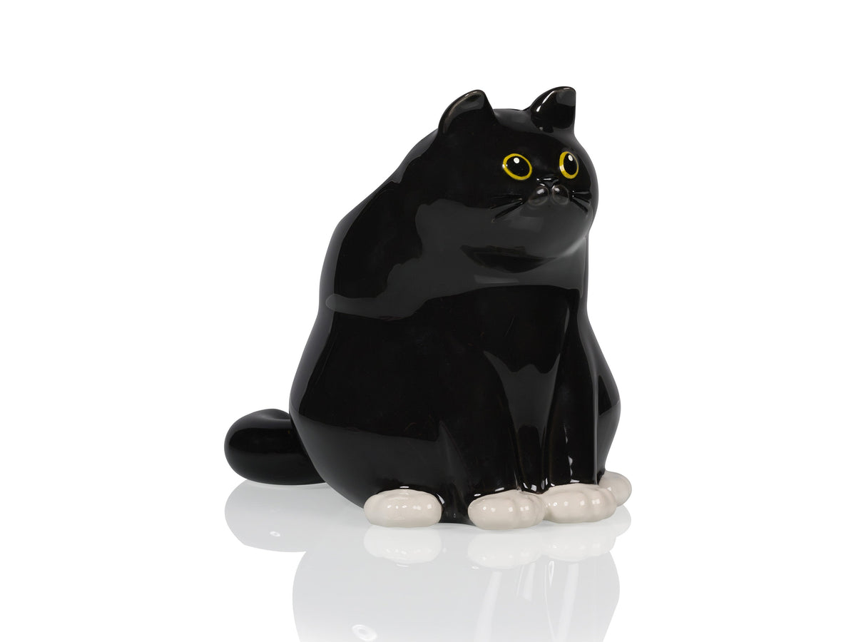 Black Cat Vase