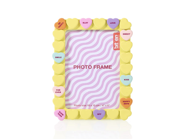 Sweet Heart Photoframe Yellow