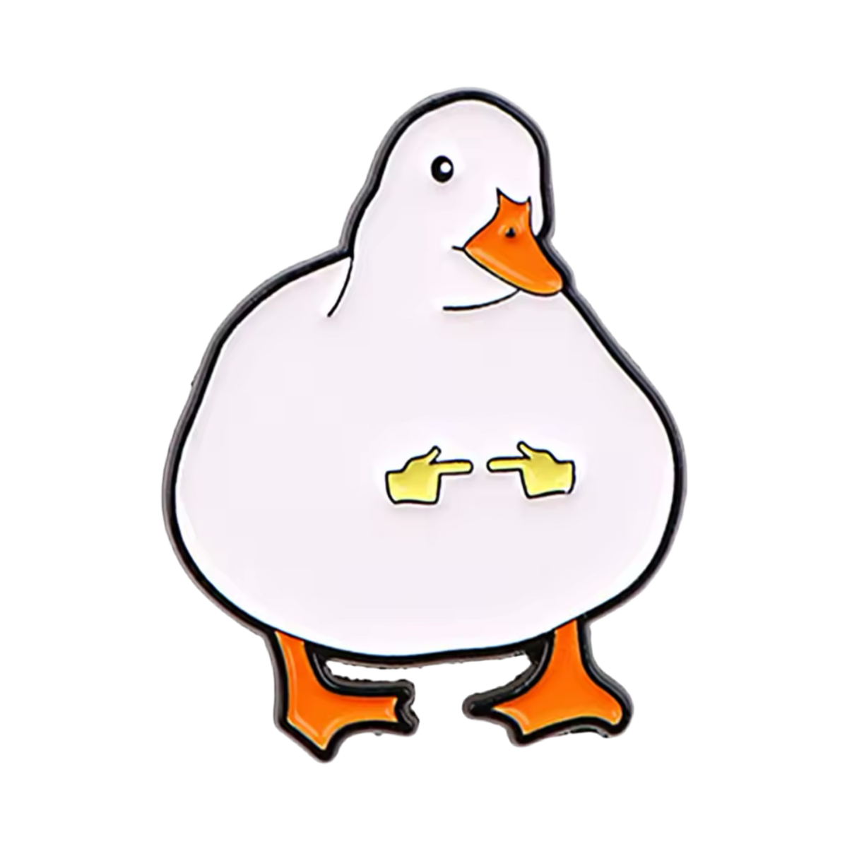 pins canard blanc timide cc