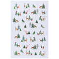 Kersttheedoek met de rendieren van de Kerstman