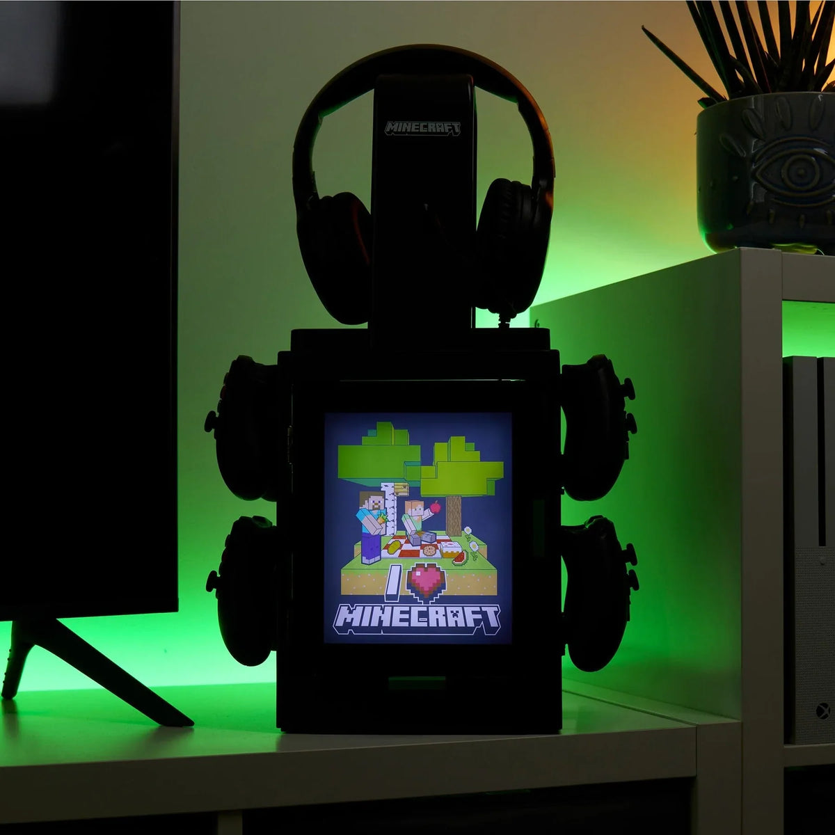 Casier Gaming Lumineux Minecraft