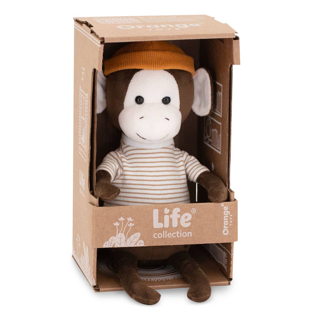 Peluche Charlie le petit singe - 20 cm
