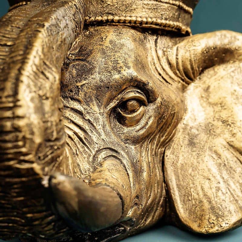 Jumbo Olifant Bloempot, Goud